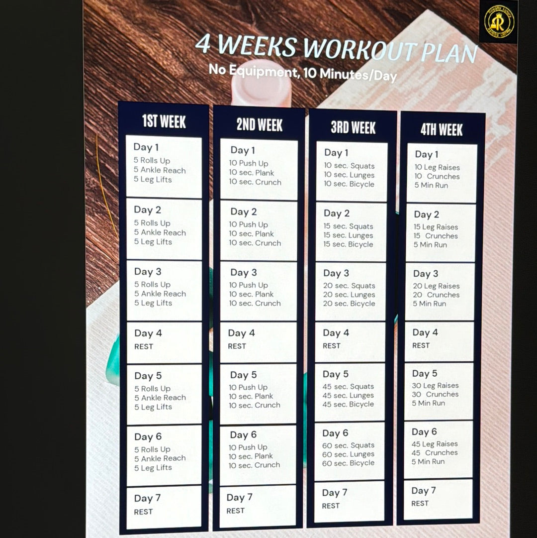 Workout Challenge Planner