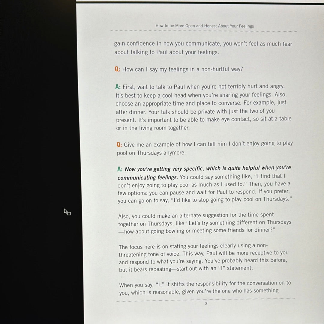 Family Matters How to be More Open and Honest About Your Feelings