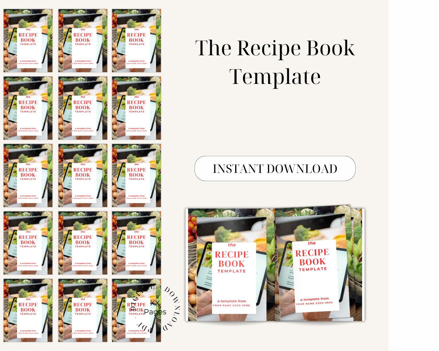The Recipe Book Template
