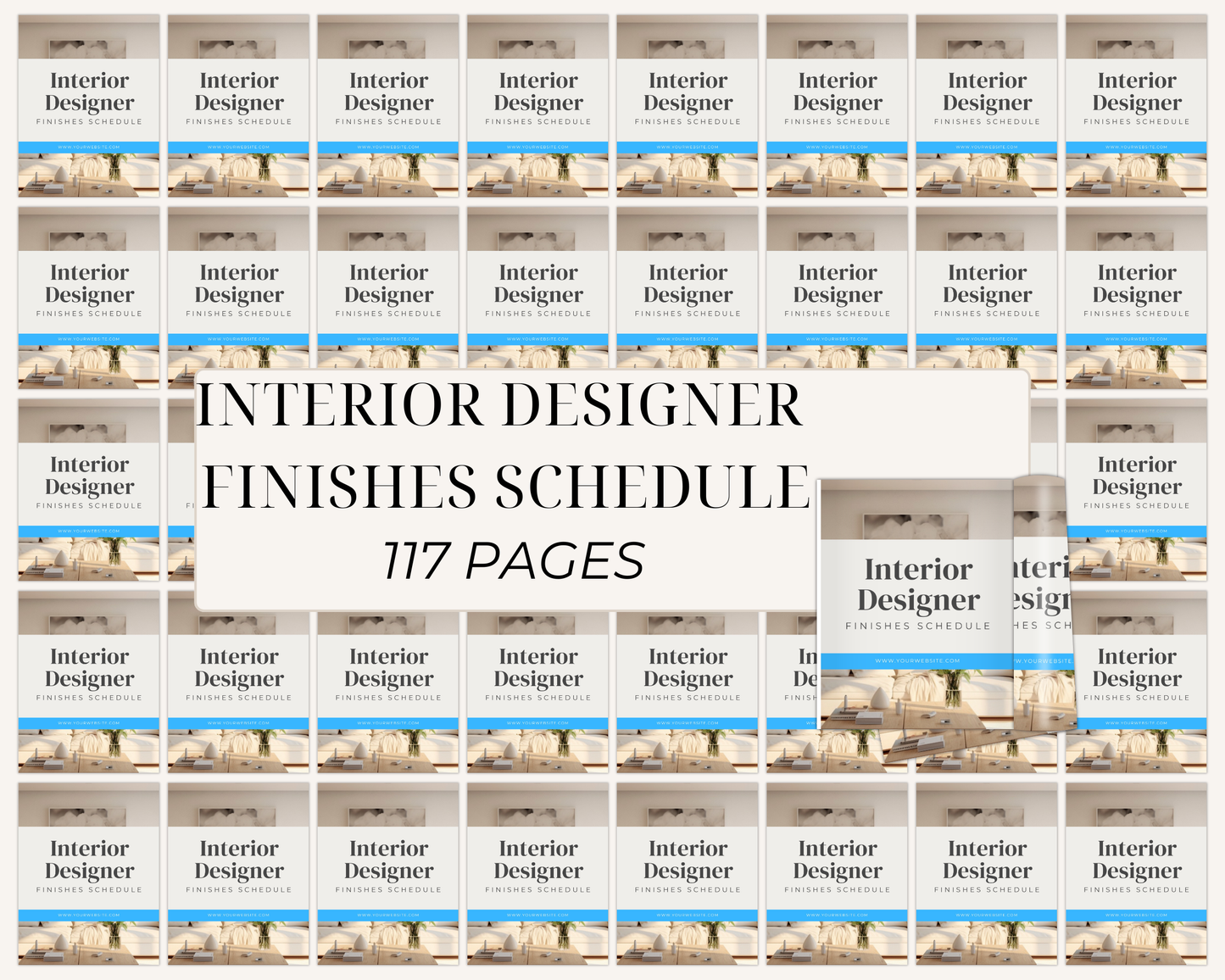 Interior Designer Finishes Schedule
