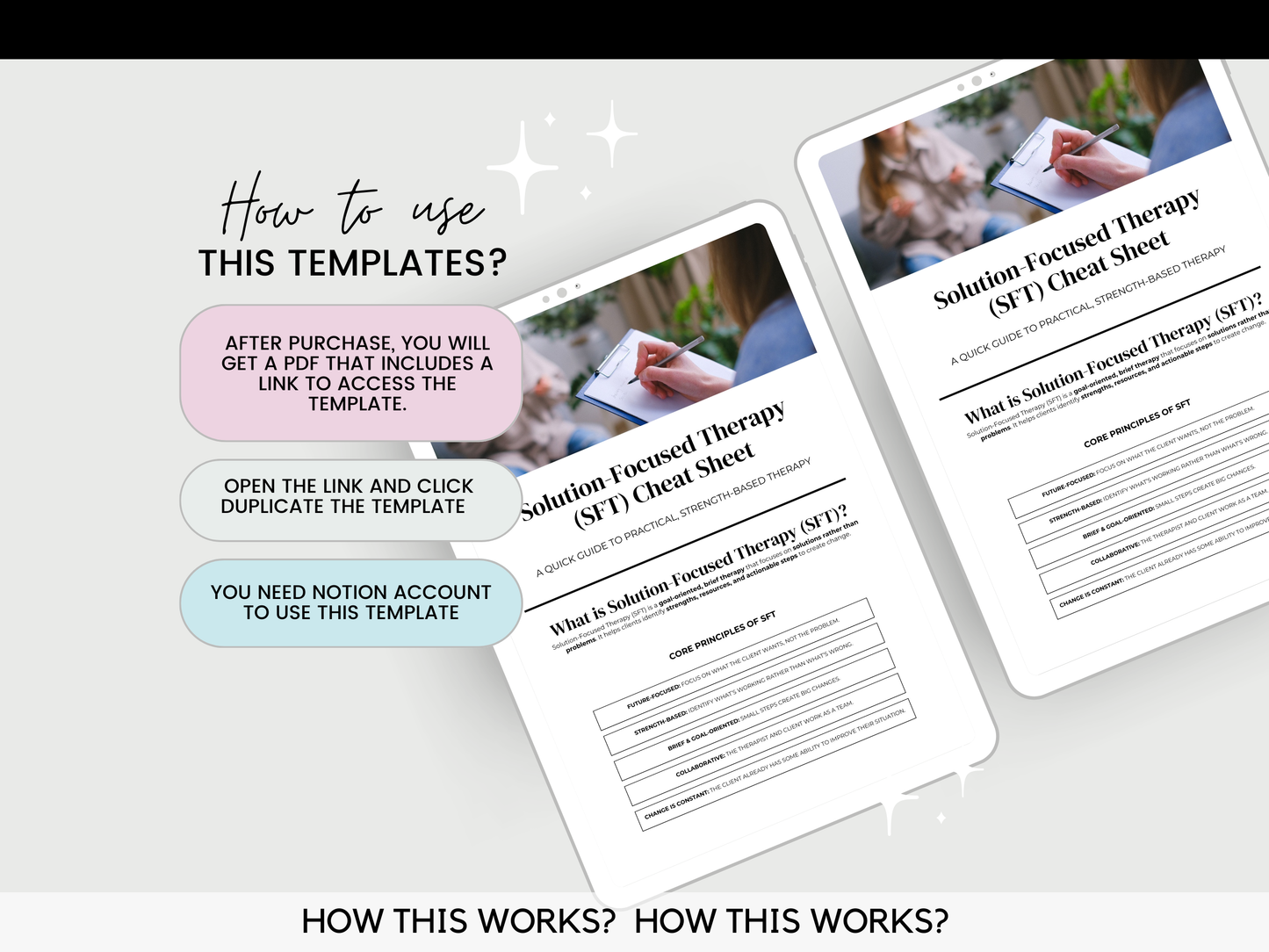 Solution Focused Therapy Cheat Sheet