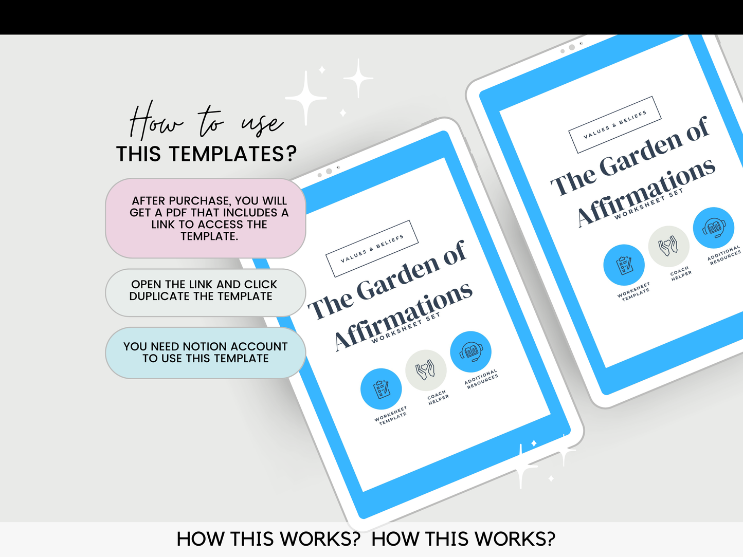 The Garden of Affirmations Worksheets