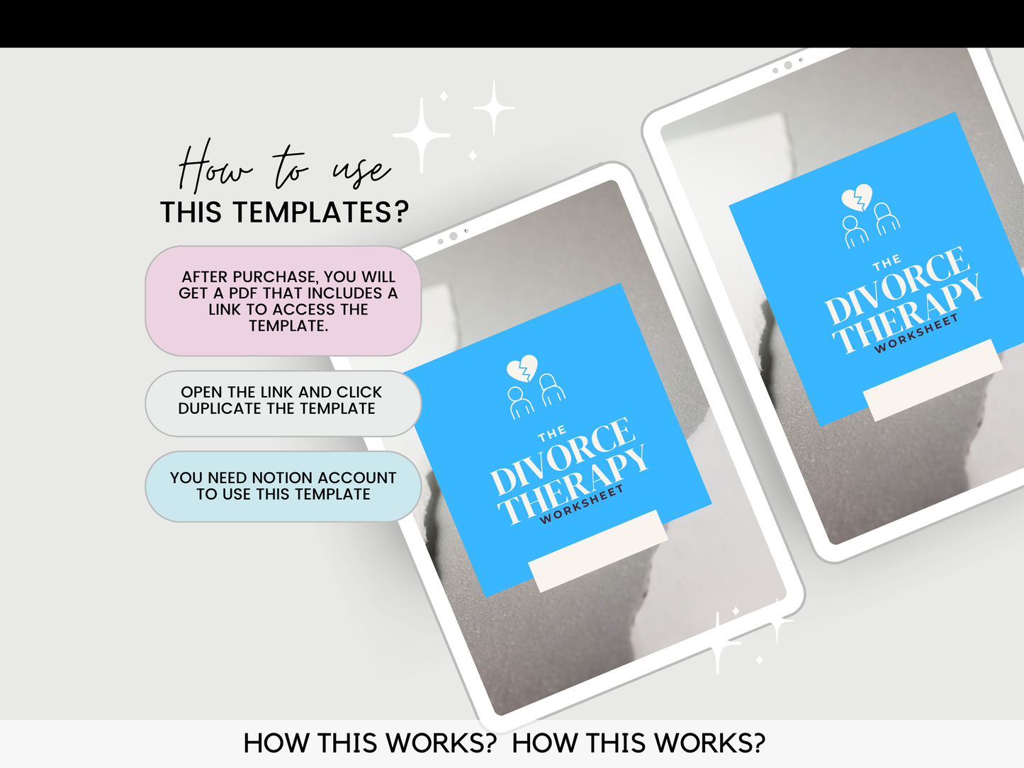 Divorce Therapy Worksheets