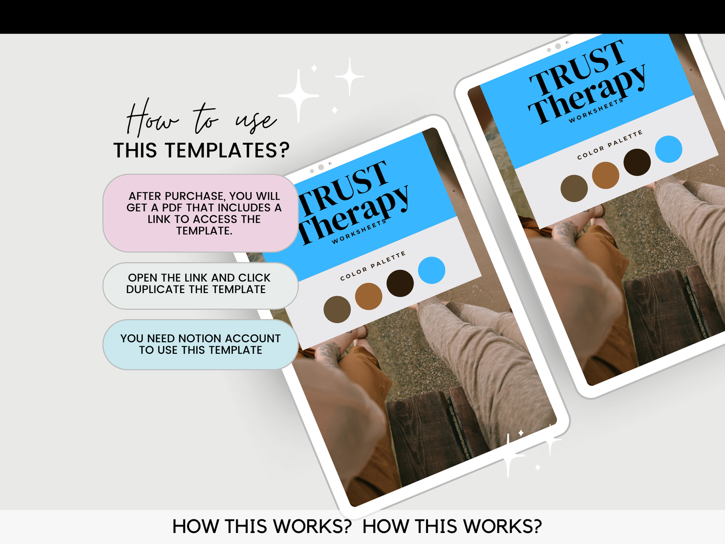 Trust Therapy Worksheets