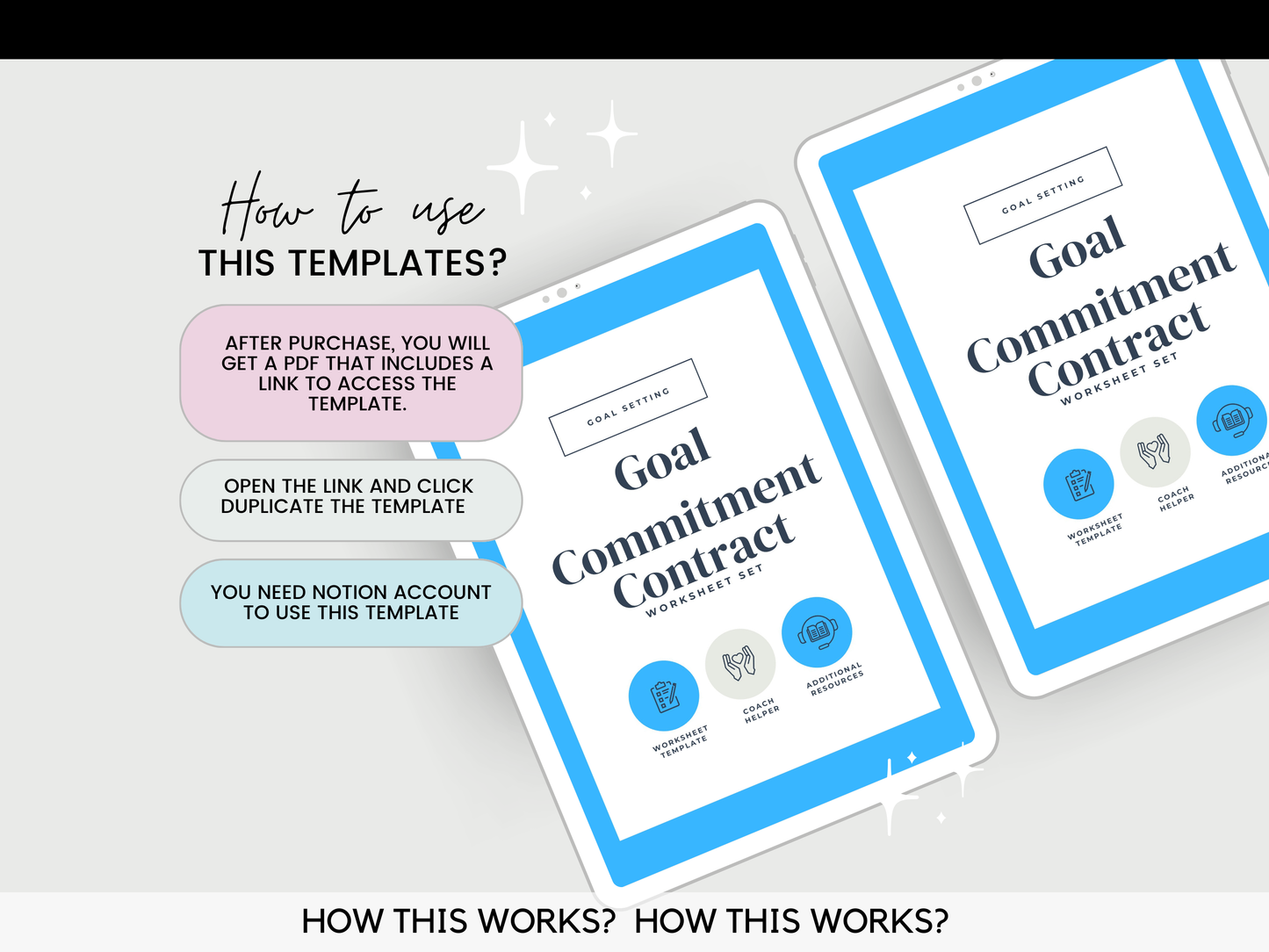 Goal Commitment Contract Worksheets