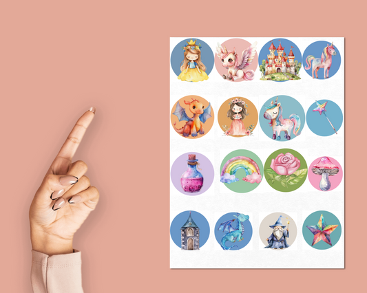 Prince Sticker Sheet | Royalty Luxury Health and Beauty