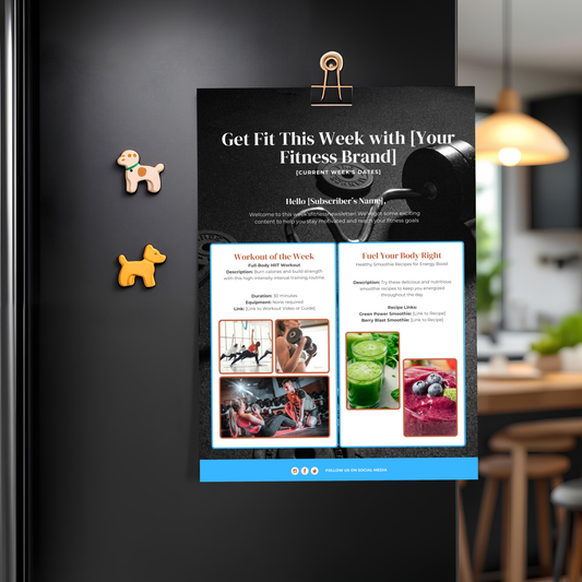 Fitness Email Newsletter Template