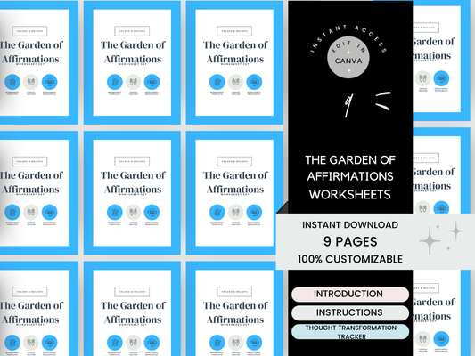 The Garden of Affirmations Worksheets