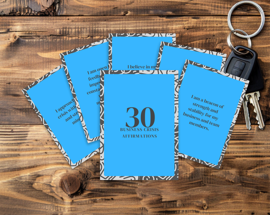 Business Crisis Affirmation Cards