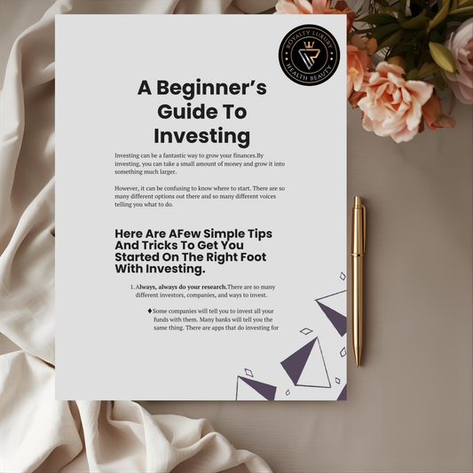 A Beginner's Guide To Investing