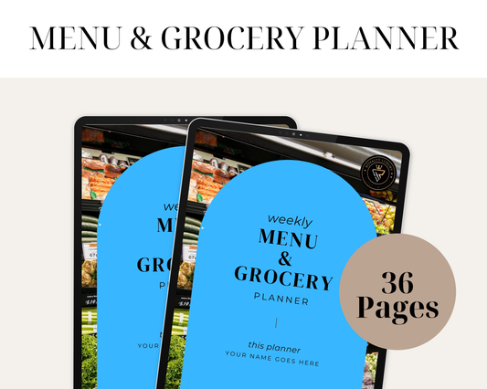 Weekly Menu & Grocery Planner