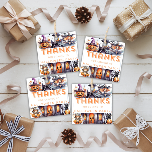 Halloween Thank You Tags