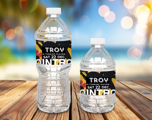 11th Birthday Water Bottle Label