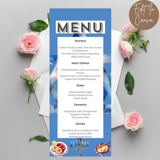Hanukkah Menu