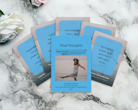 30 Divorce Affirmation Cards
