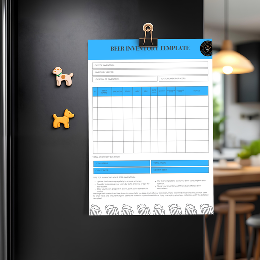 Beer Inventory Template