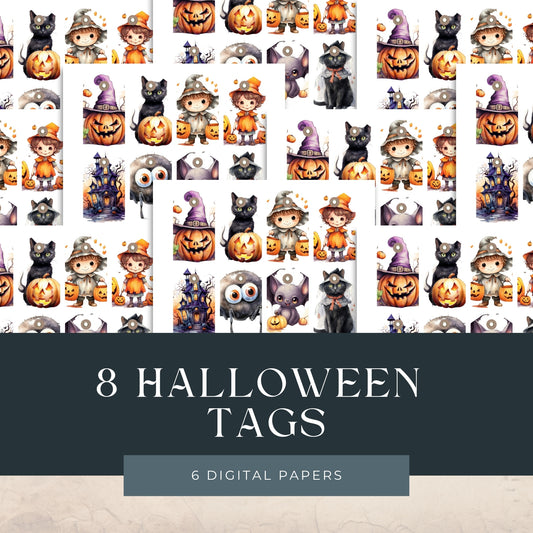 Eight Halloween Tags