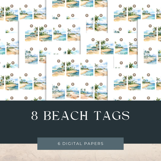 Eight Beach Tags