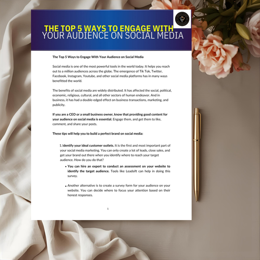 Five Ways To Engage With Your Audience on Social Media
