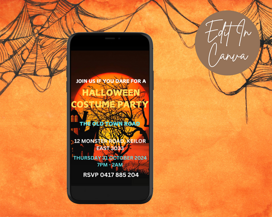 Halloween Spooky Invitation