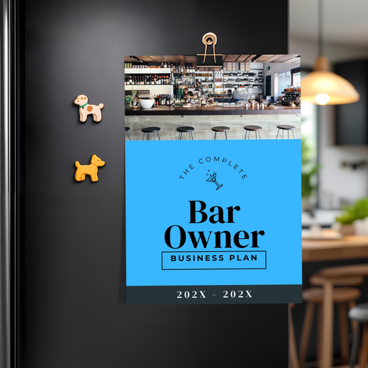 Bar Owner Business Plan Template