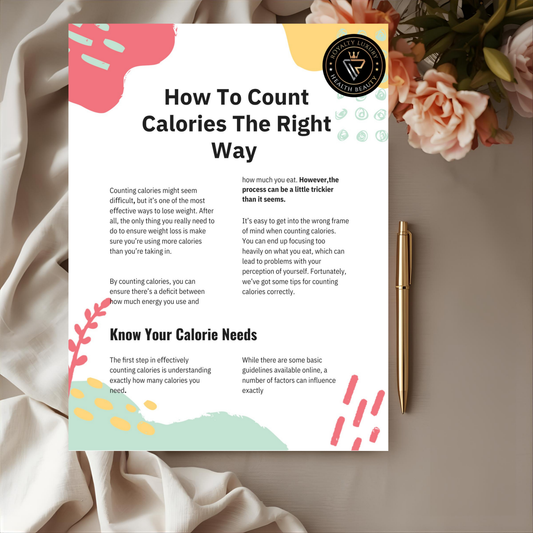 How To Count Calories The Right Way