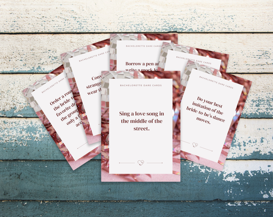 Bachelorette Dare Affirmation Cards