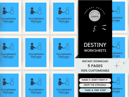 Acceptance Therapy Cheat Sheet