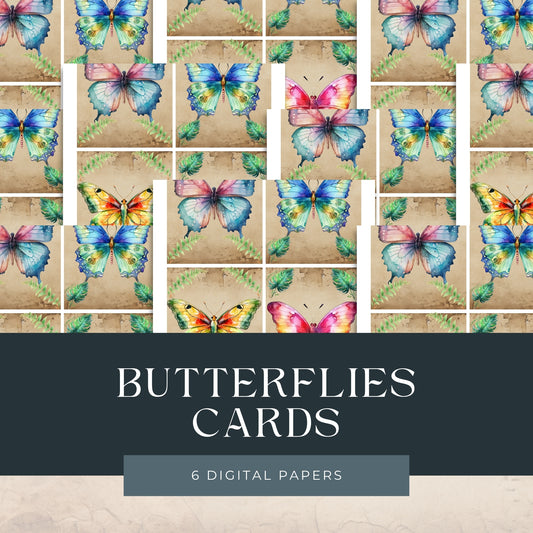 Butterflies Cards Portrait