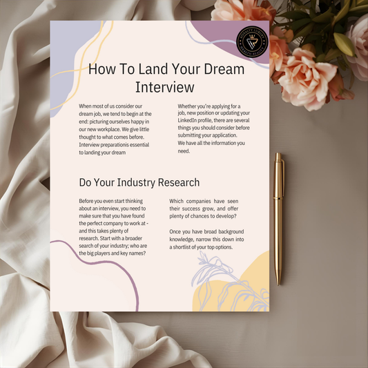 How To Land Your Dream Interview
