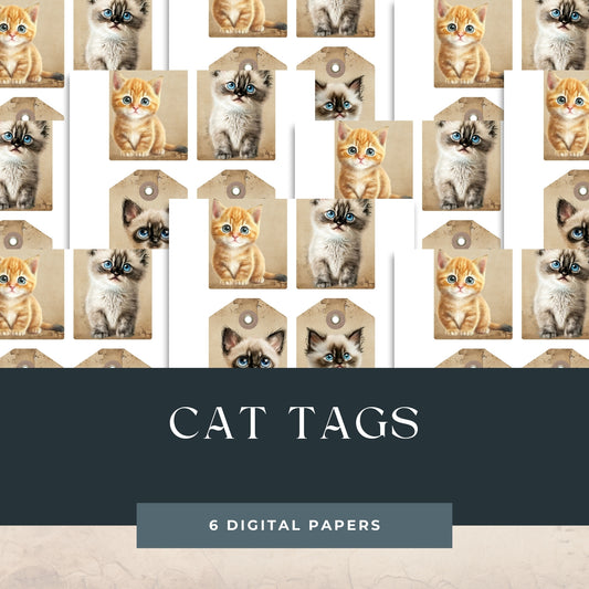Four Cat Tags