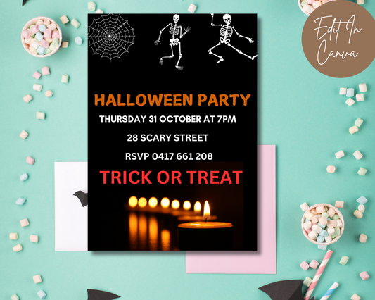 Halloween Costume Party Invitation