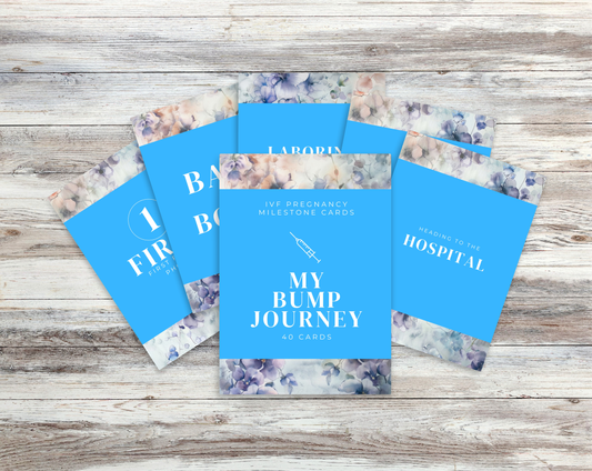40 IVF Pregnancy Milestone Cards