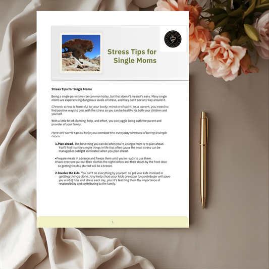 Stress Tips For Single Mums