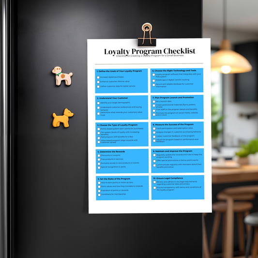 Loyalty Program Checklist