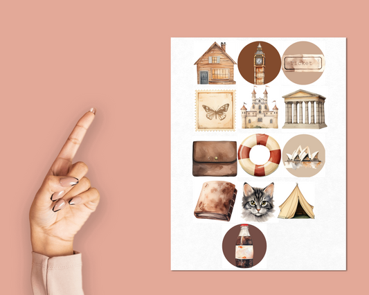 Travel Sticker Page | Royalty Luxury Health and Beauty