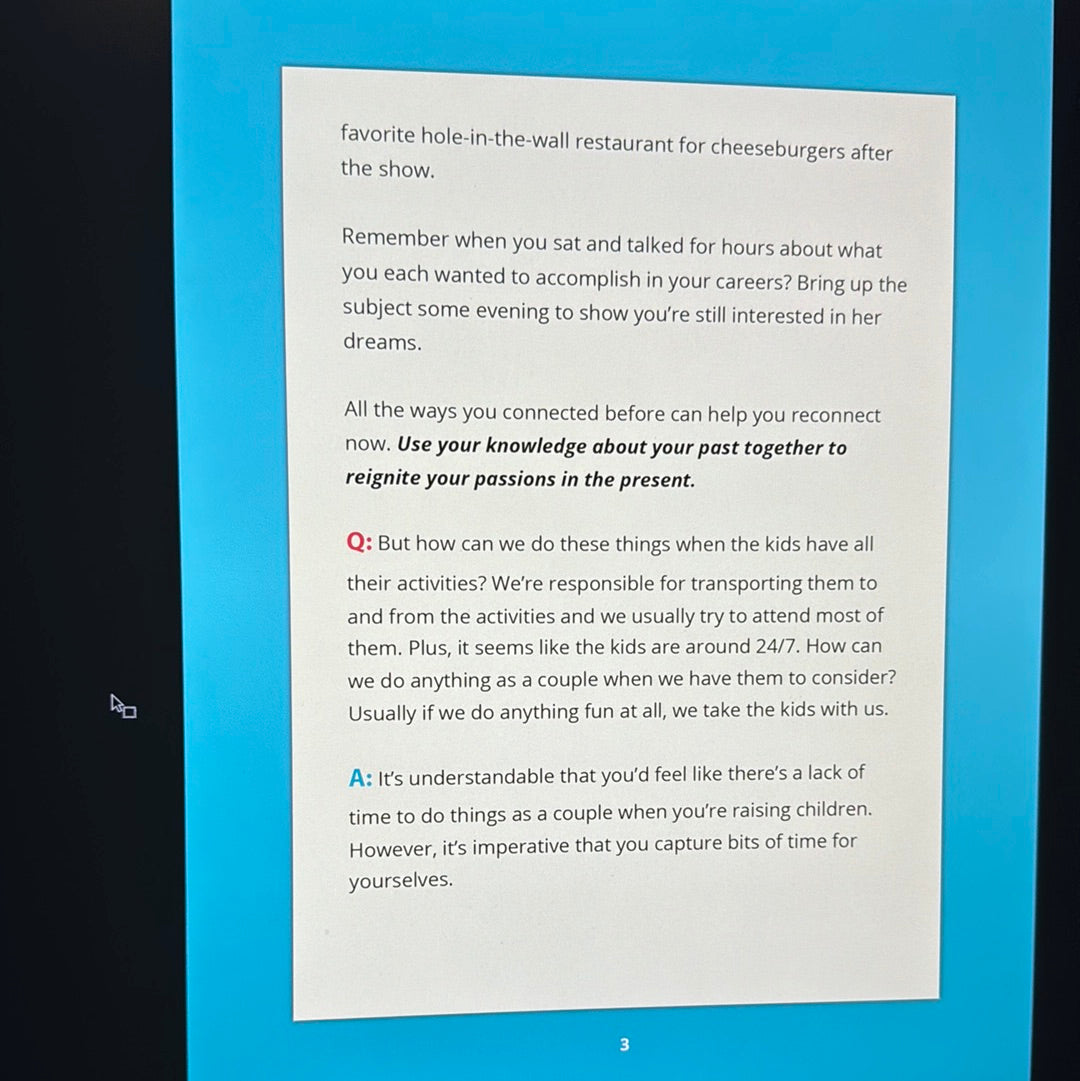 Relationship Matters Re-Igniting Passion When You've Grown Apart