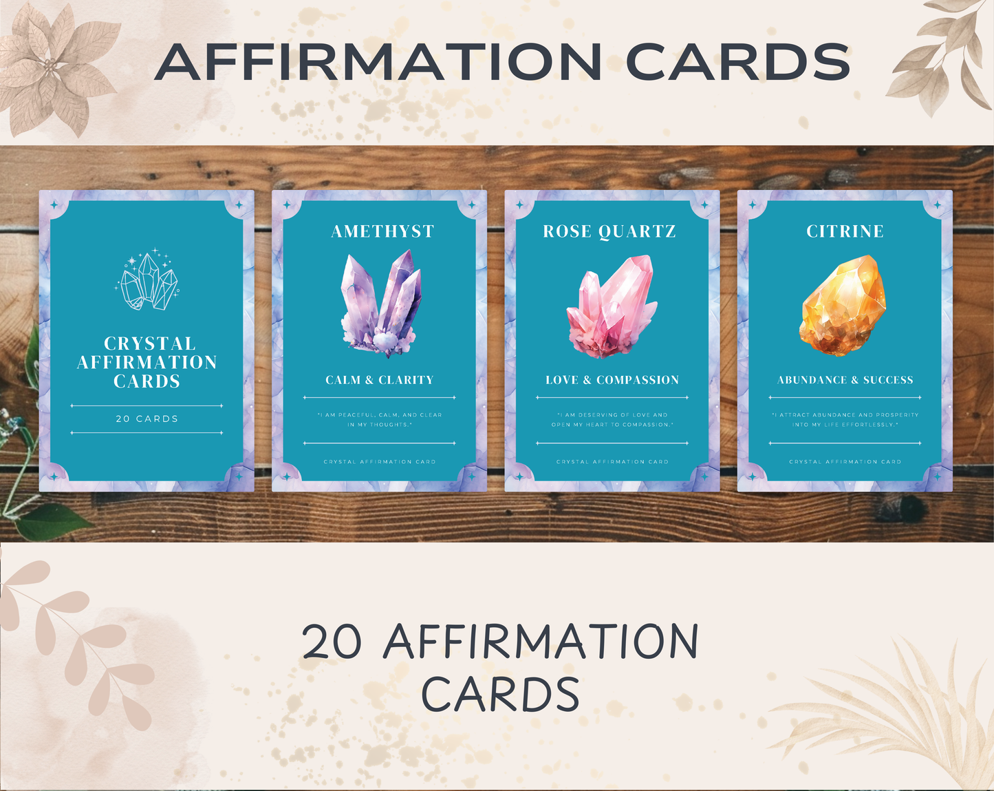 Crystal Affirmation Cards