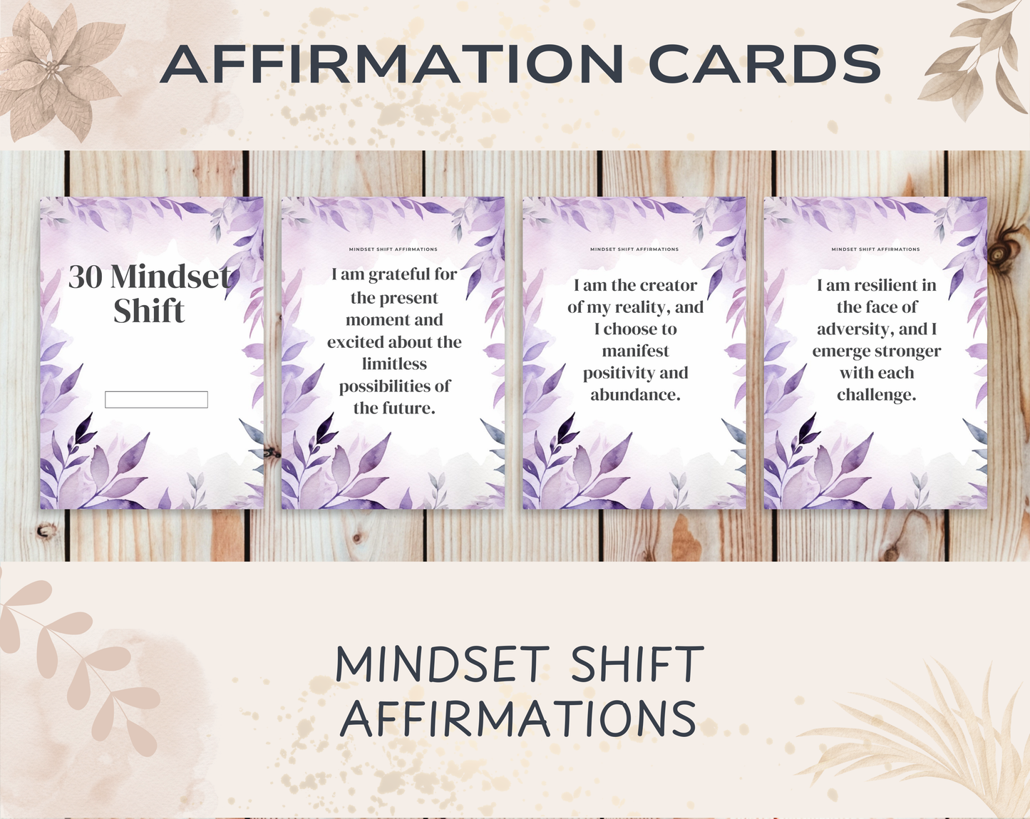 Mindset Shift Affirmation Cards