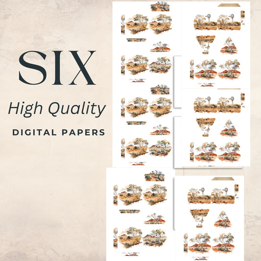 Australian Outback Mini Envelopes