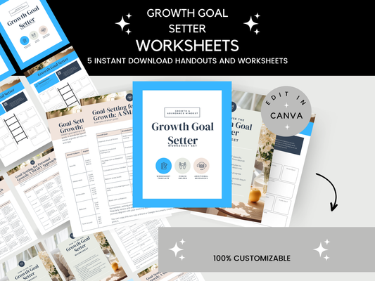 Growth Goal Setter Worksheets