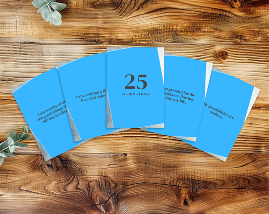 25 Manifestation Affirmation Cards