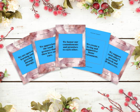 Couples Therapy Affirmation Cards
