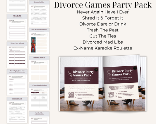 Divorce Party Games
