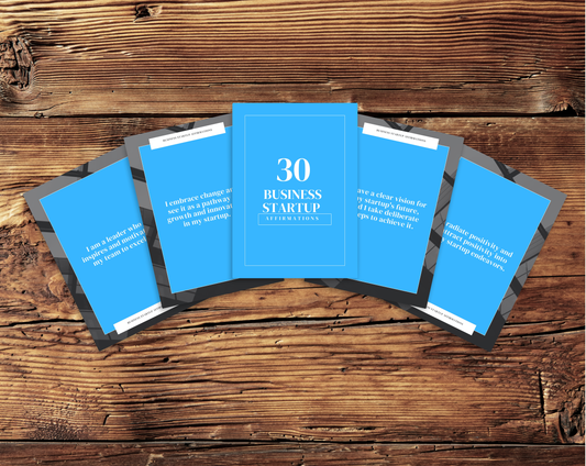 30 Business Startup Affirmation Cards