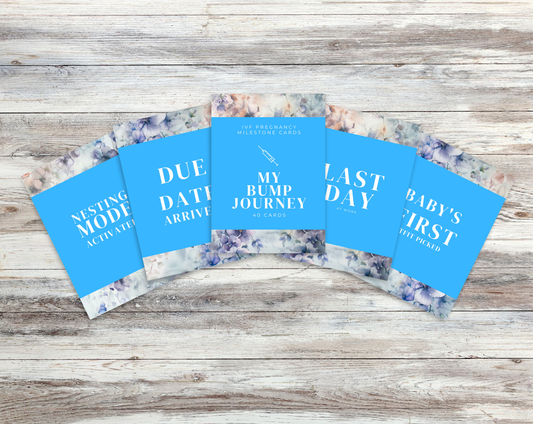 40 IVF Pregnancy Milestone Cards