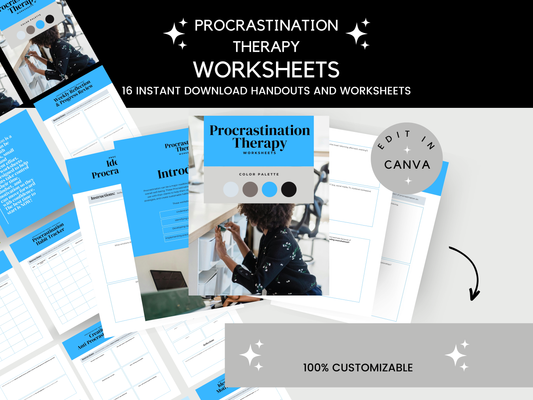 Procrastination Therapy Worksheets