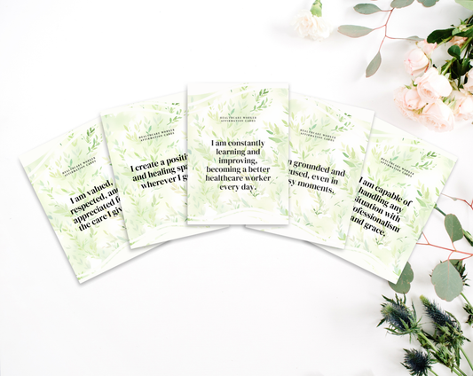 25 Healthcare Worker Affirmation Cards