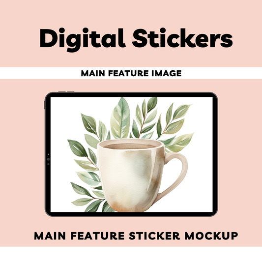 Coffee Digital Sticker Sheets