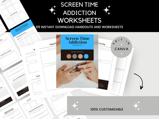 Screen Time Addiction Worksheet